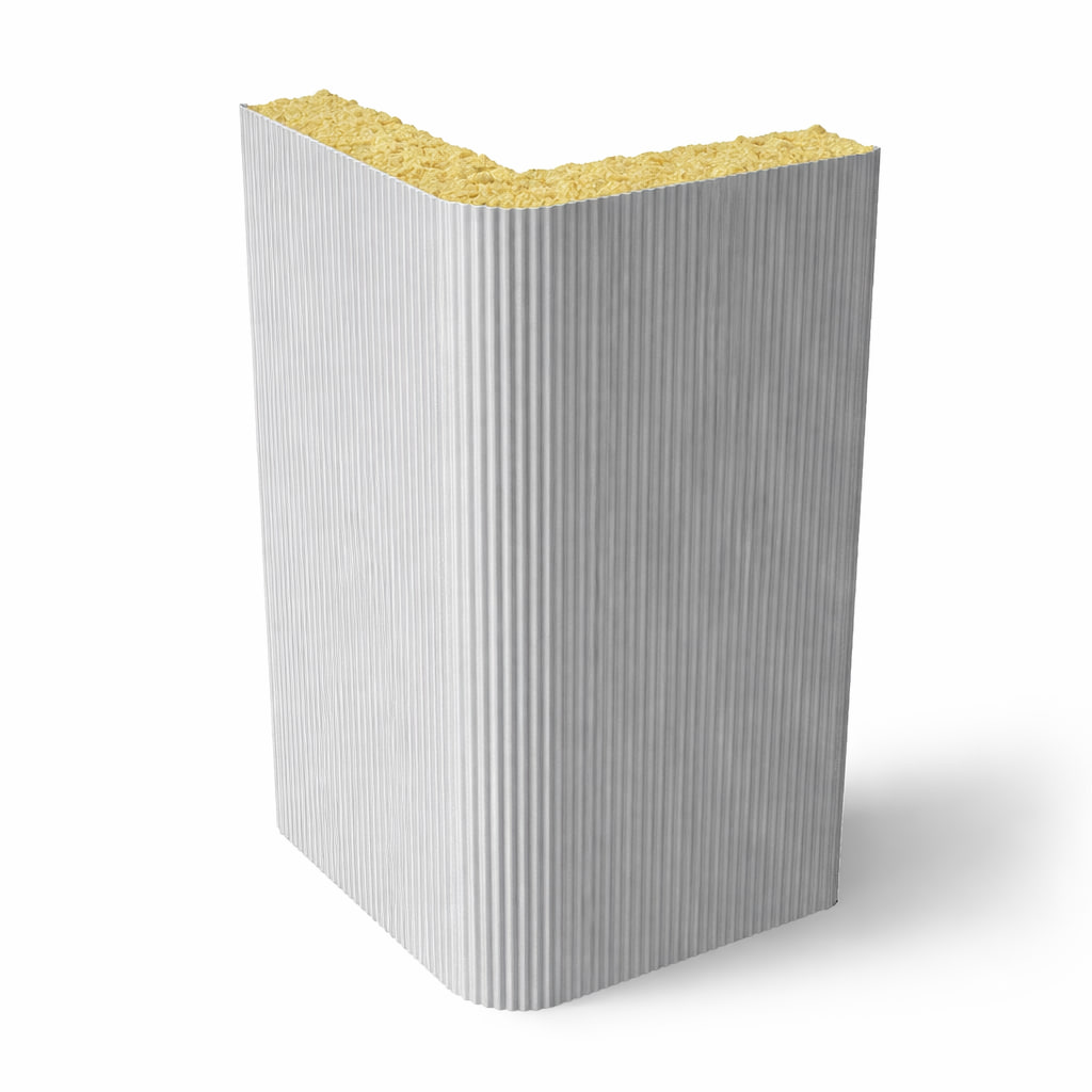 Угловая сэндвич-панель вертикальная из PIR